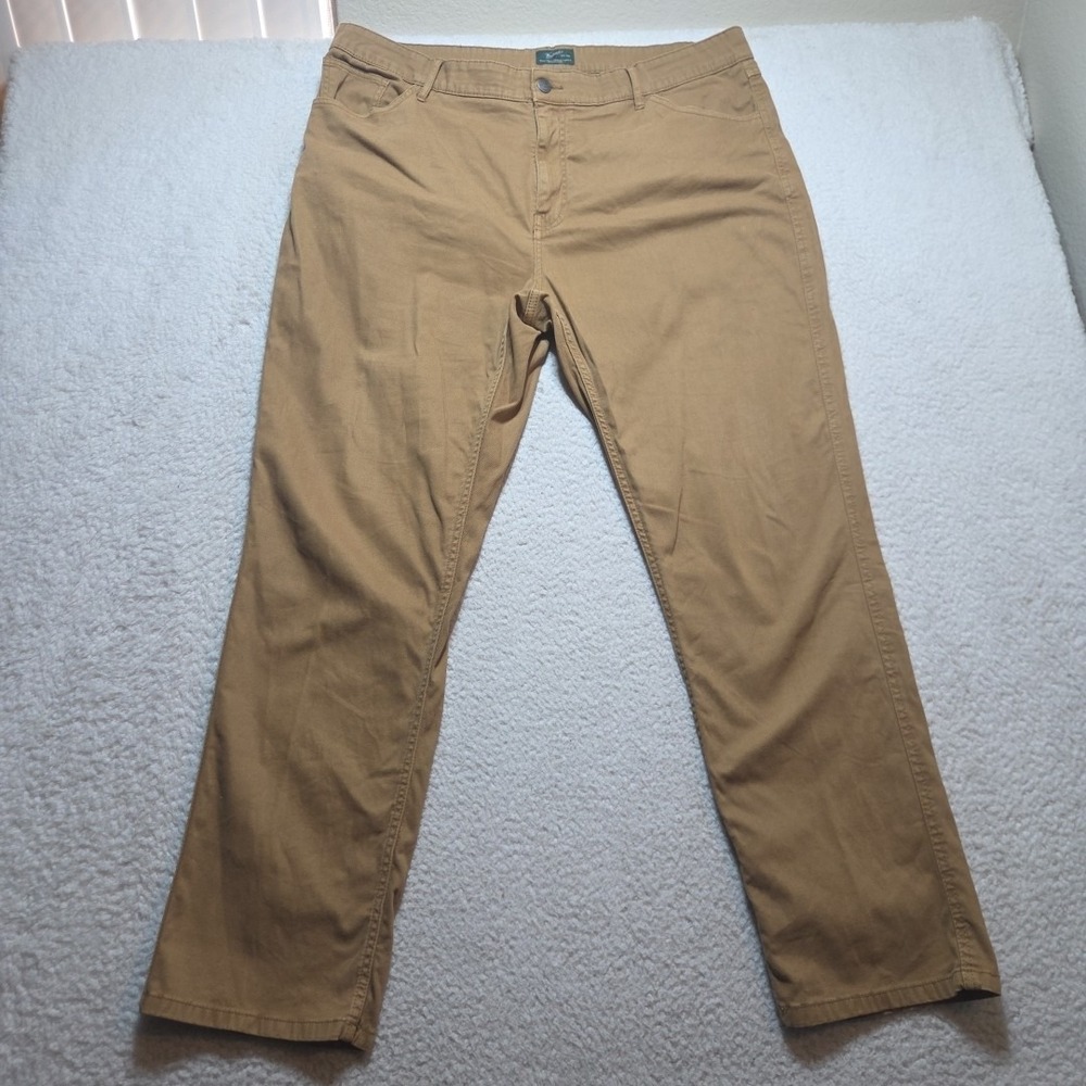 Woolrich MENS‎ SZ 40X30 Straight Fit Stretch Fabric 5 Pocket Utility Tan Pants